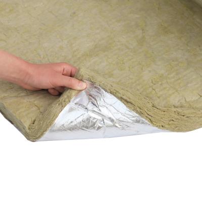 Thermal Insulation Stone Wool Roll With Fire Resistance Performance Mineral Wool Felt For Wall Insulation