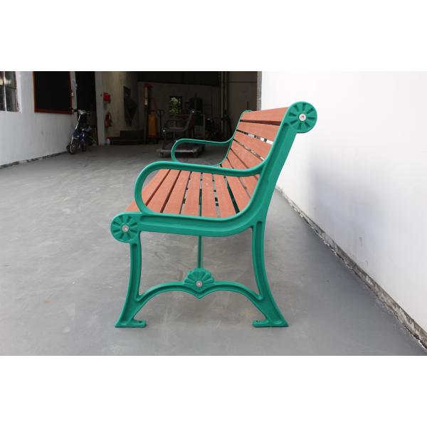 Переработанные пластиковые садовые скамейки для наружного двора, скамейки для садов, сиденья, фланцы, поверхность