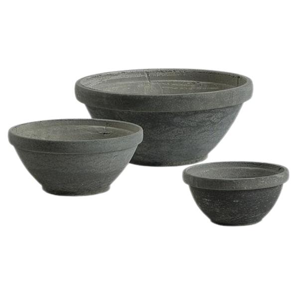 Pot de ciment en fibre de jardin durable pour résister aux intempéries extérieures