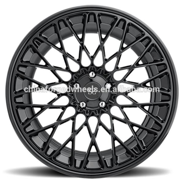 Gloss Black Customised 2-Piece Forged Alloy Rims 17
