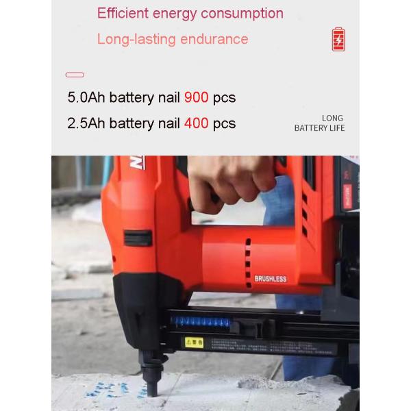 Nailtask DCCN 100X2 Guns Machine Air Stapler Grade DIY Framing Nailer Battery Nail Gun