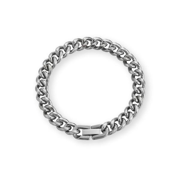 Custom 18k Stainless Steel Bracelets 6mm 8mm Cuban Link Bracelet Men