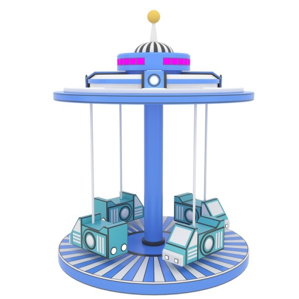 Electric Soft Play Carousel Commercial Indoor Playground Rotating Ride