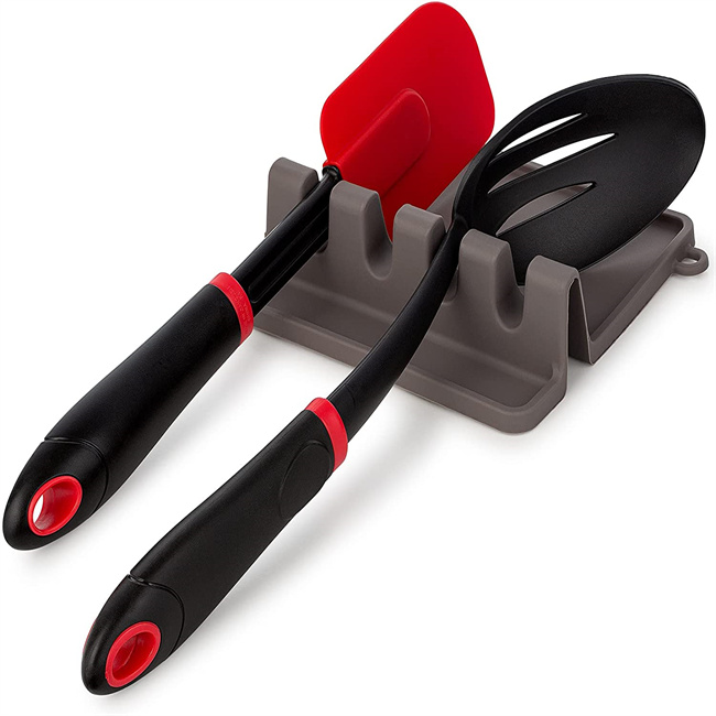 Нетоксический материал качества еды остатков BPA ложки силикона свободный Rustproof Nonstick