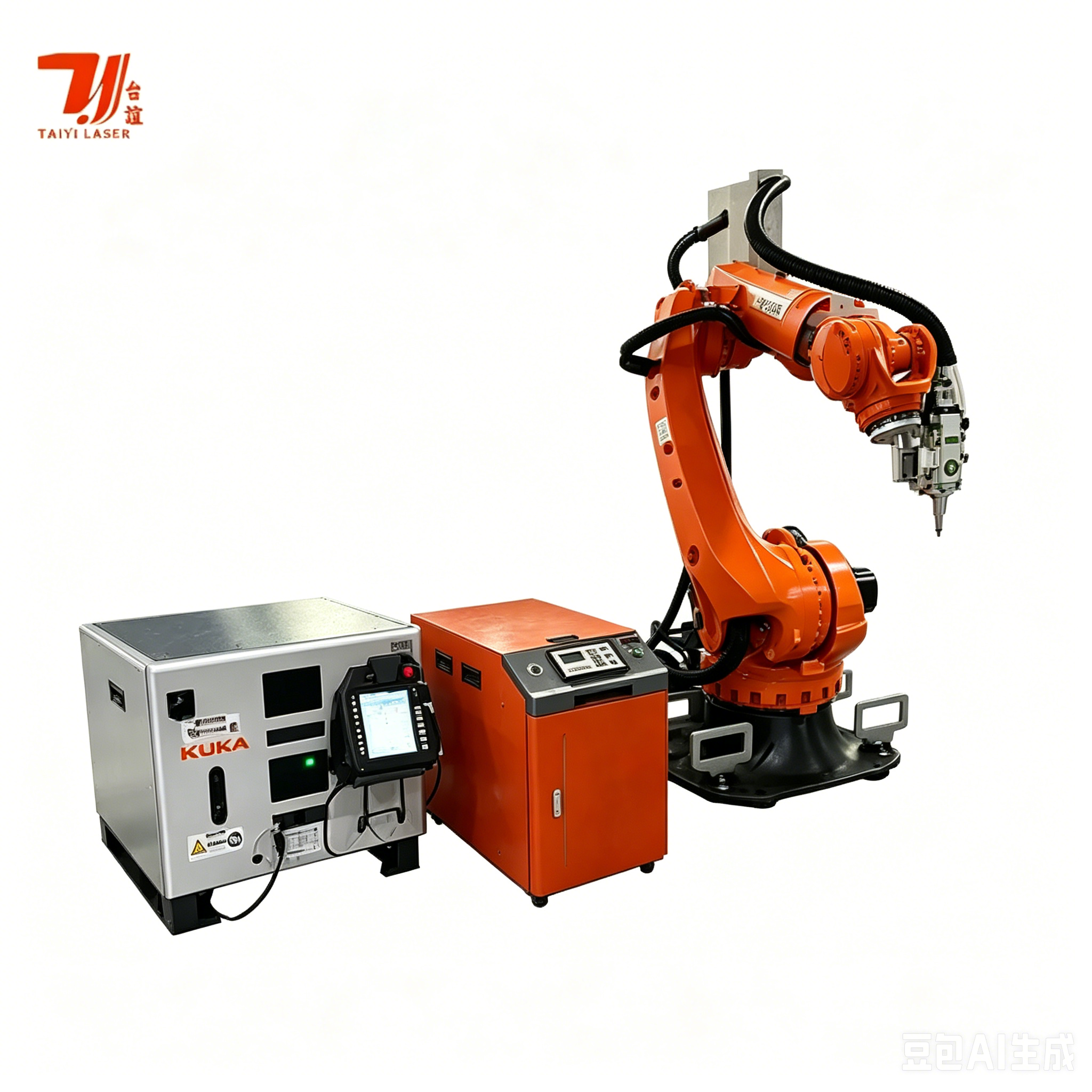 4000W IPG Fiber Laser Welding Robot System with KUKA Industrial Robot for Aerospace & Automotive Industries