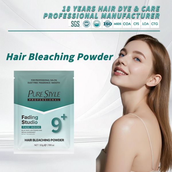OEM Hair Bleaching Powder Blue Color Hair Lightening Bleach Powder Hair Dye Factory Wholesale