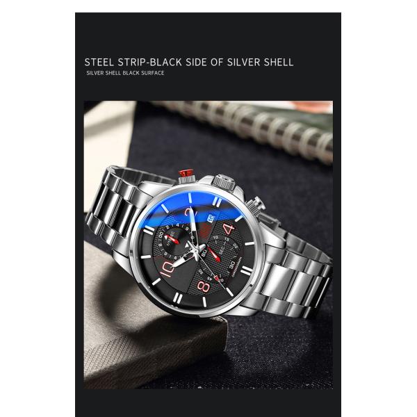 non mechanical Quartz Battery Wristwatches 69g ODM Acceptable