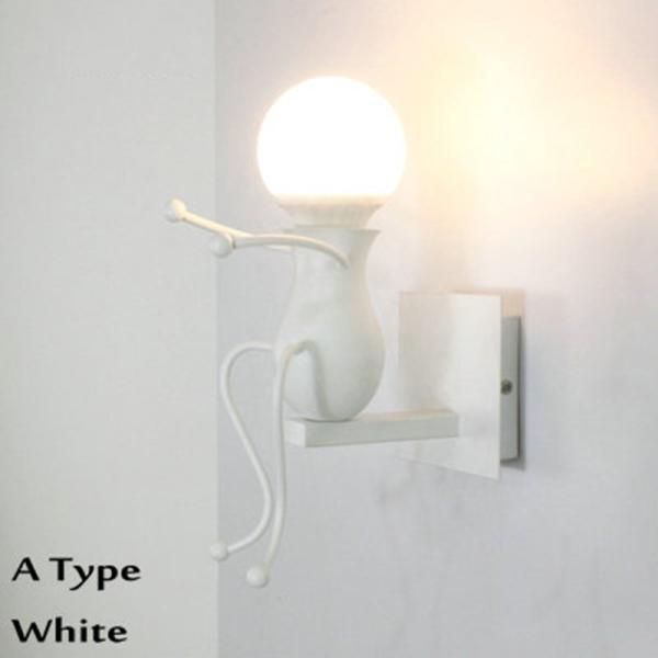 Human Shape Living Room Bed Side Stair Kitchen mini wall lamp(WH-OR-53)