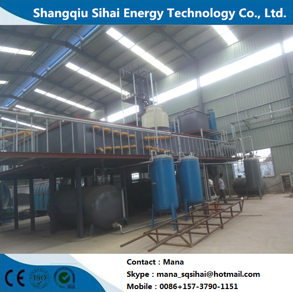 Directly Heated 25KW Waste Oil Distillation Machine to Convert Crude Oil into Diesel