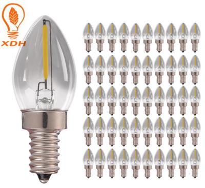 C7 LED Night Light Bulb 0.5W E12 E14 LED Candelabra Decorative Filament Led Light Bulbs