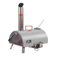 Forno automático rotativo para fazer pizza ao ar livre para pizzas autênticas assadas em pedra