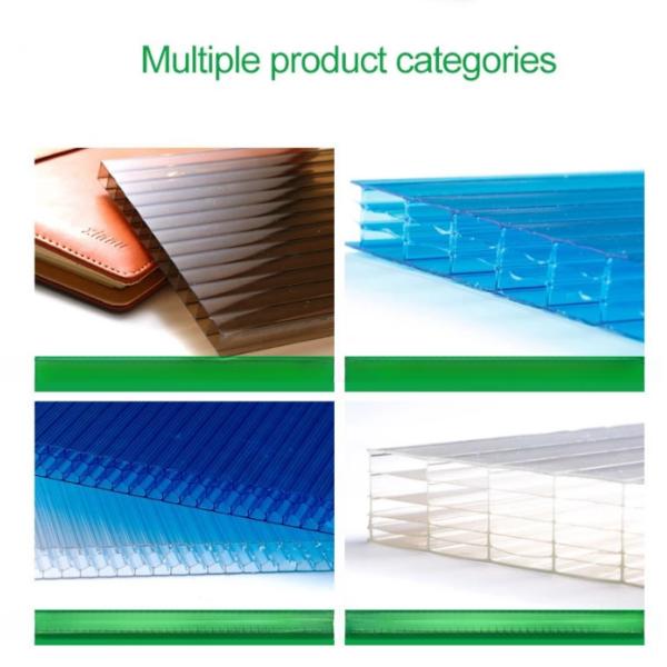 Многостенные поликарбонатные кровельные листы для наружных помещений толщиной 4 мм - 20 мм