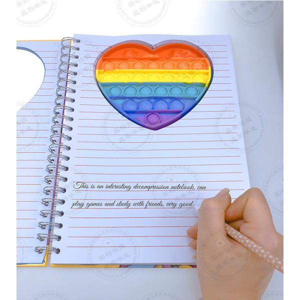 Школьные офисные аксессуары твердое покрытие спиральный блокнот с прочным силиконовым покрытием