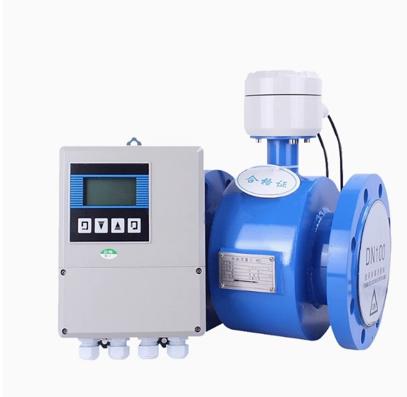 Safety Electromagnetic Flow Meter 20mA PTFE PFA F46 Liner Material DN200-DN400 EMF Flow Meter