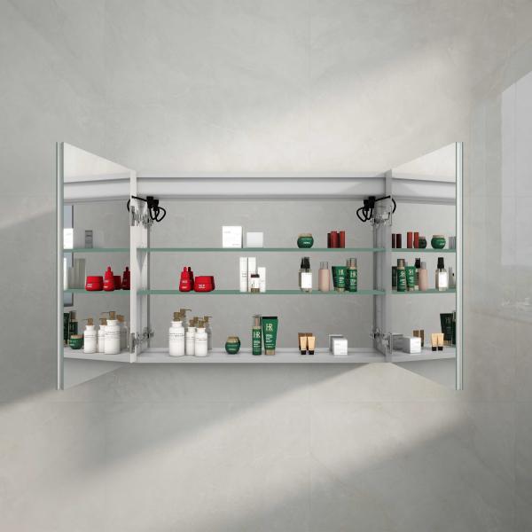 Traitement anti-rouille Design muet Cabinet de médecine à LED de qualité claire pour la maison et l' hôtel