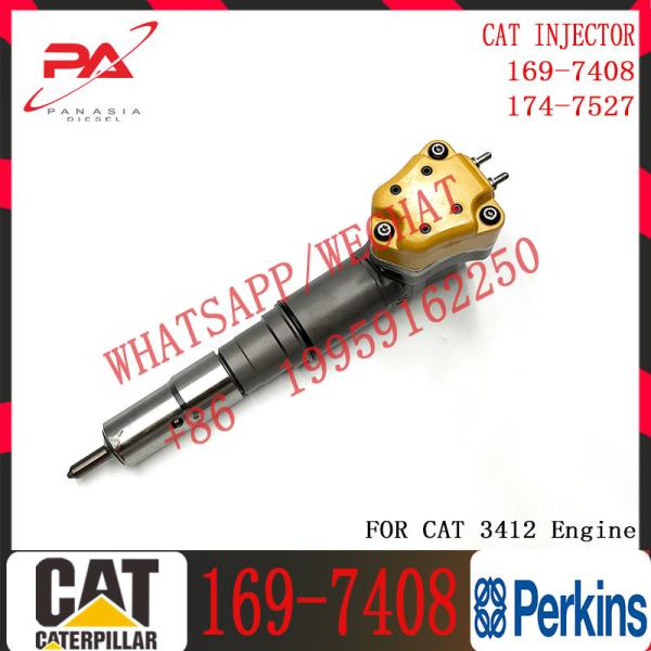 Common rail diesel fuel injector 169-7408 20R-4148 174-7527 20R-0760 173-9272 232-1173 For Caterpillar 3412 Engine