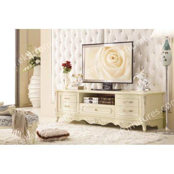 Modern Furniture Solid Wood Glass Cabinet Tv Stand TV 662