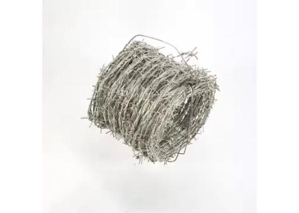 Boundary Wall Galvanized Steel Barbed Wire 12*14 Gauge