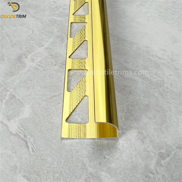Aluminum Border Tile Trim Decorative Metal Trim Strip YJ-035 Tile Molding