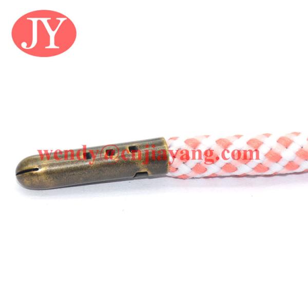 jiayang nickle metal tips for shoelace /drawstring / cord