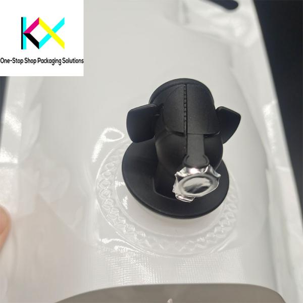 160um Biodegradable Spout Pouch Wine Juice Liquid Coffee Packaging Tap Pouch