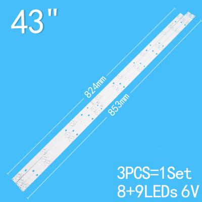 para o Lehua 43L35 AKTV432 AKTV401 Light Bar JS-D-JP4320-091EC D43-F2000