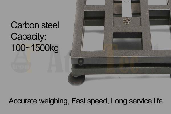 Carbon Steel Platform Weighing Scale 1500kg Welding Structure