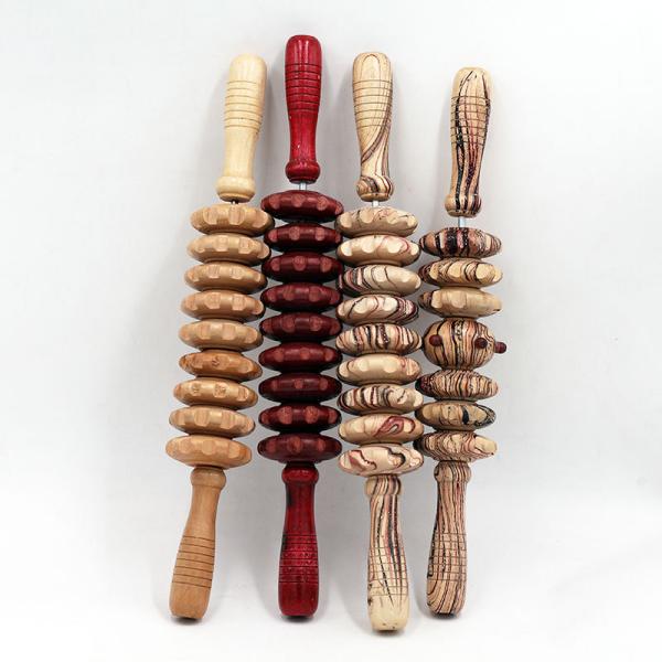 Polishing Wooden Wheel Massage Roller Equipment 36cm For Back