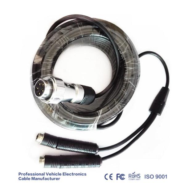 7 Pin 8.0MM Trailer Plug Cable Aviation Micro Male Flexible PVC Insulation