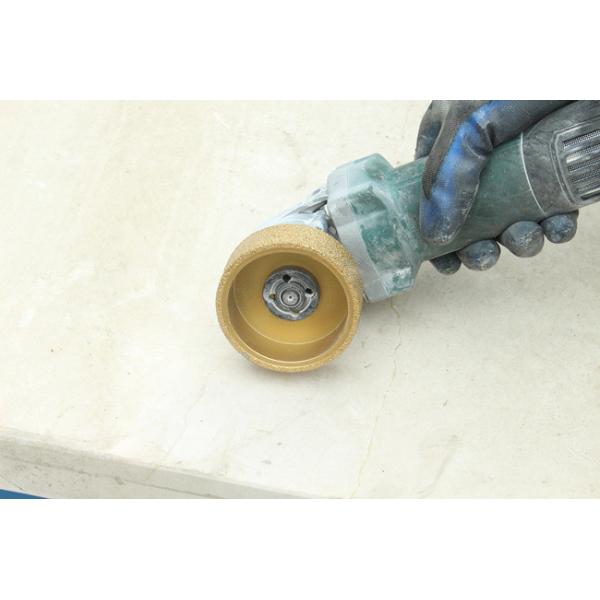 Серебряный абразивный диск диаманта профиля на угловая машина 75mm