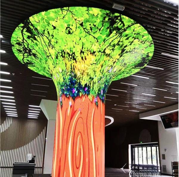 Flexible LED Display,Popular With Curved And Cylinder Shapes For Flexible Led Screen.