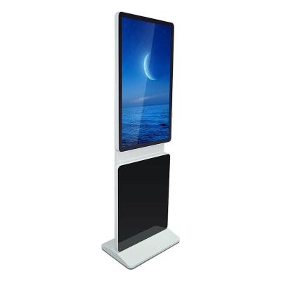 55 Inch Interactive Touch Screen Kiosk Standing Computer Kiosk