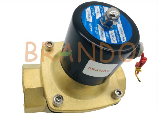 2 estrutura a ação direta de bronze do diafragma da válvula de solenoide 2W-500-50 da polegada
