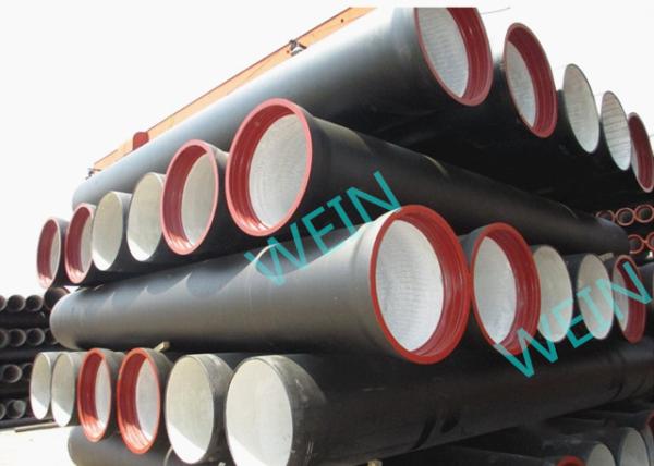 Heat Treatment Ductile Iron Pipe Cement Lined K789 Or C253040 Class 450mm