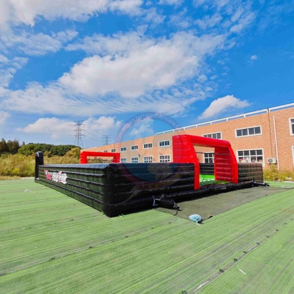 Inflatable Football Field Custom Inflatable Sports Field Outdoor Inflatable Soccer Pitch Commercial Playground for Kids Adults
