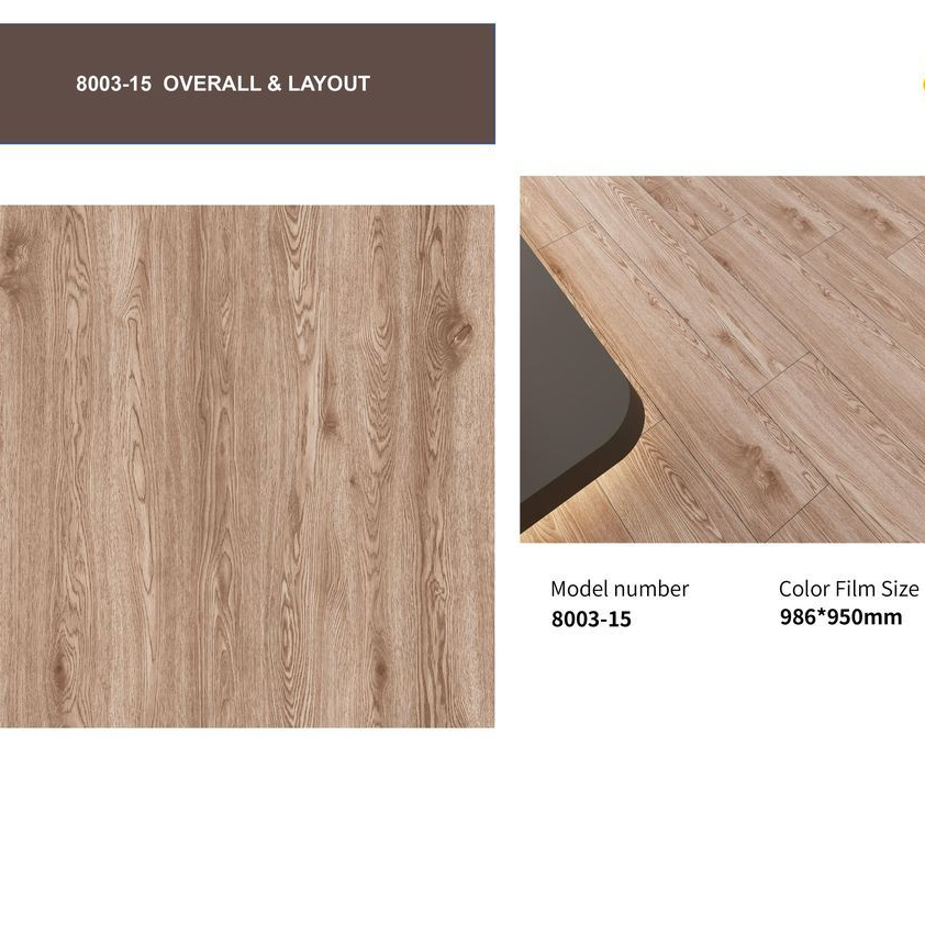 Wood Pattern SPC Wall Panels Waterproof Stone Plastic Composite Wall Panel