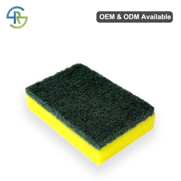 Customized Sponge Scrubber Dual Layer Compostable Dish Sponge