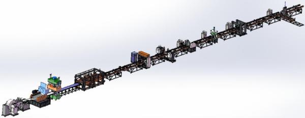 Intelligent Manufacturing Transformer Radiator Production Line