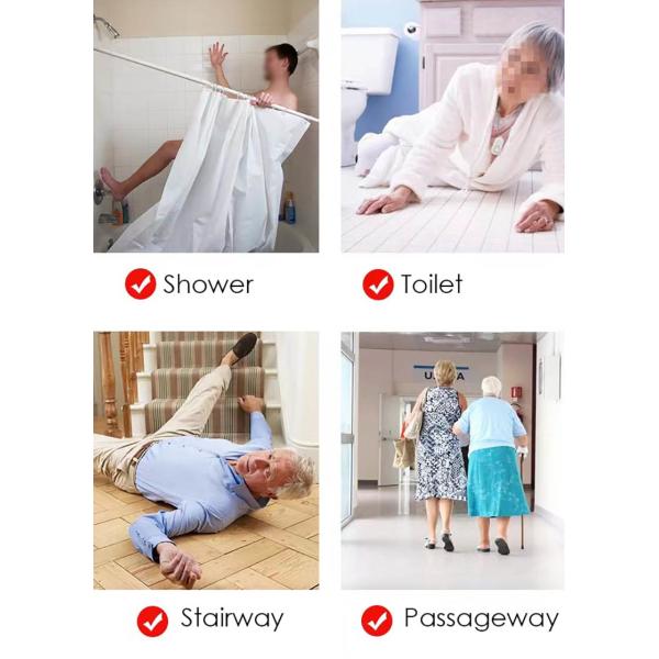 L Shaped Stainless Steel Grab Rails , Wall Mount Handicap Toilet Grab Bars OEM ODM