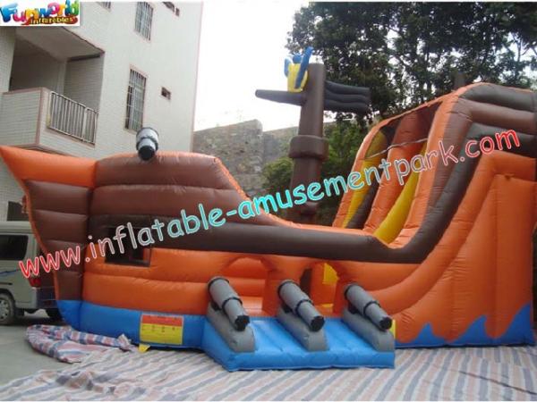 Durable Adult PVC tarpaulin Inflatable Slide Large for rent, re-sale, commercial, home-use