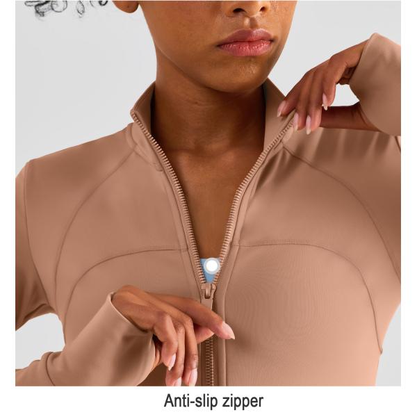 Full Zipper Horse Riding Tops With Thumb Hole Winter Fleece Equestrian Jacket