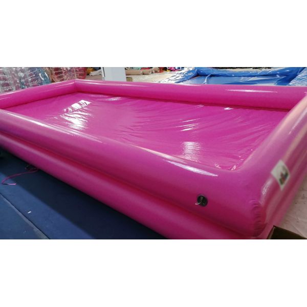 Commercial Pink Single-Layer Inflatable Pool Customizable Color & Size for Parties