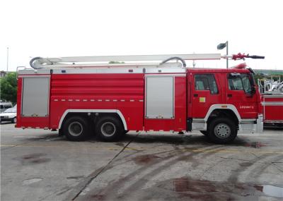 Red Painting 6×4 Drive Water Tower Fire Truck Welding Structure 20m Working Height