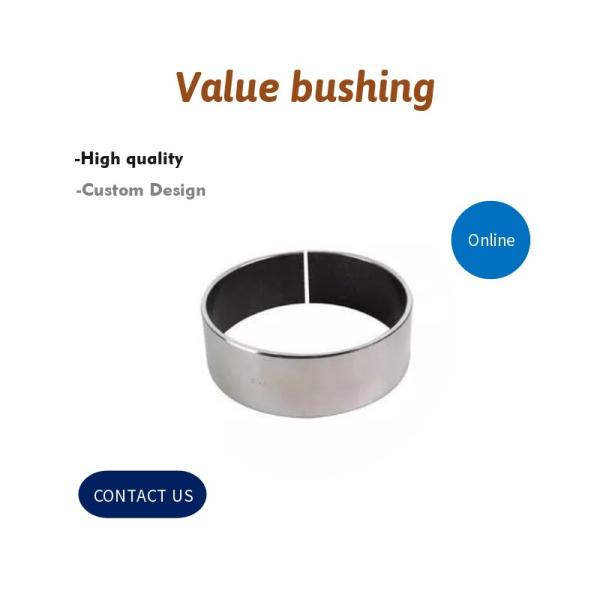 Metal  Self Lubricating Valve Rocker Steel Bushing Shaft Kevlar Liner