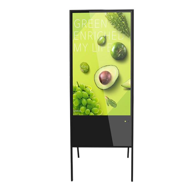Indoor 43 Aluminum A-Board HD 1080P Non-touch Advertising lcd advertising display monitor