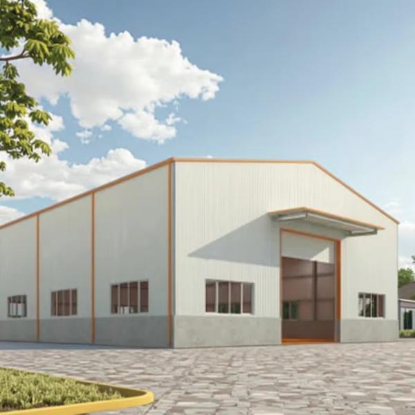 Construcción de almacenes prefabricados de acero, edificios prefabricados de almacenamiento de metal