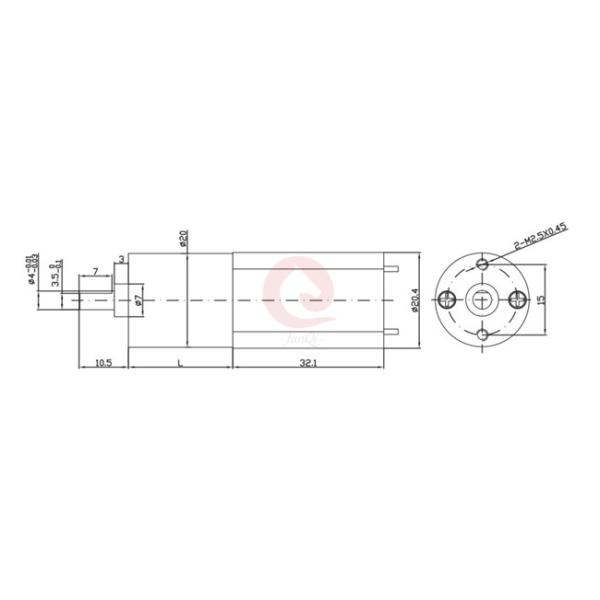 мотор редуктора DC 12V 150rpm JQM-22RP180 планетарный для автомата