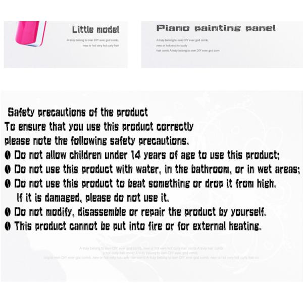 Wireless Charging Mini Home Hair Straightener , Usb Hair Straightener