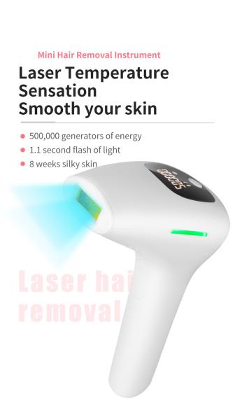 Home Use Handheld Laser Hair Removal Machine Professional White Color