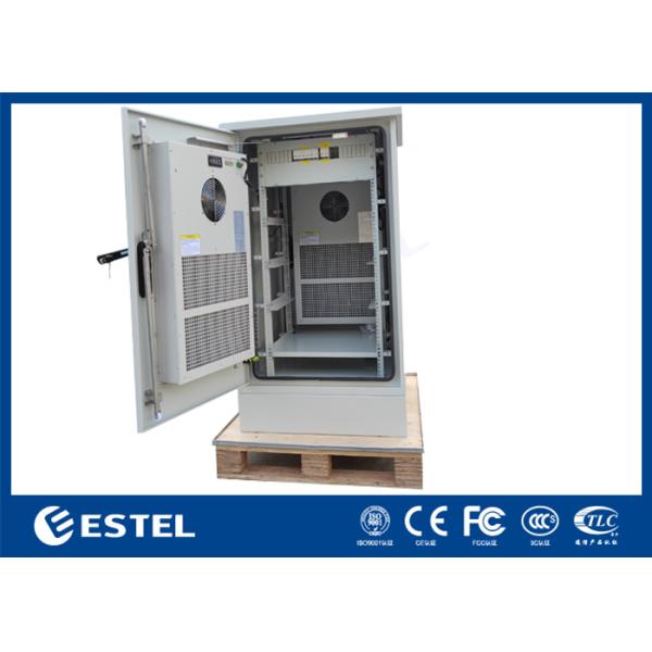 20U Outdoor Telecommunication Enclosure Galvanized Steel Outdoor Equipment Enclosures